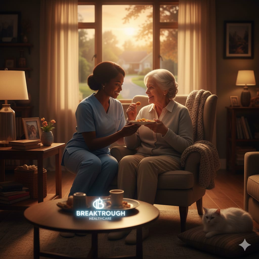 In-home hospice bedside support